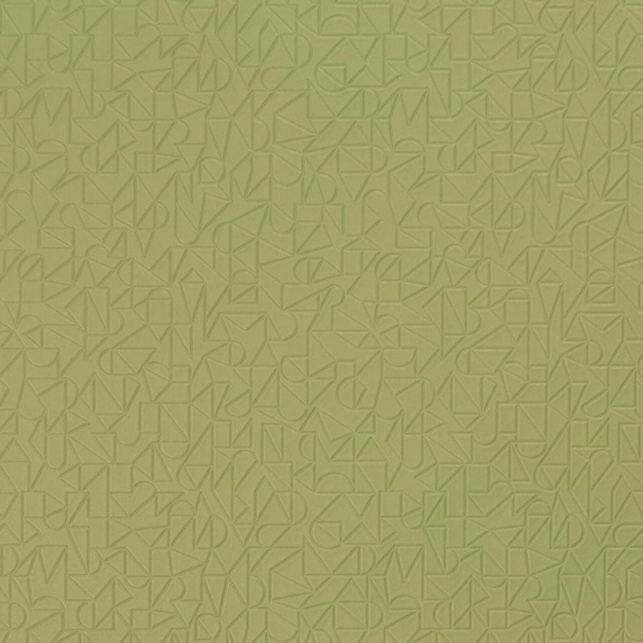 Citrus - Green Abstract Geometric,small Scale Upholstery Fabric 54 Inches"